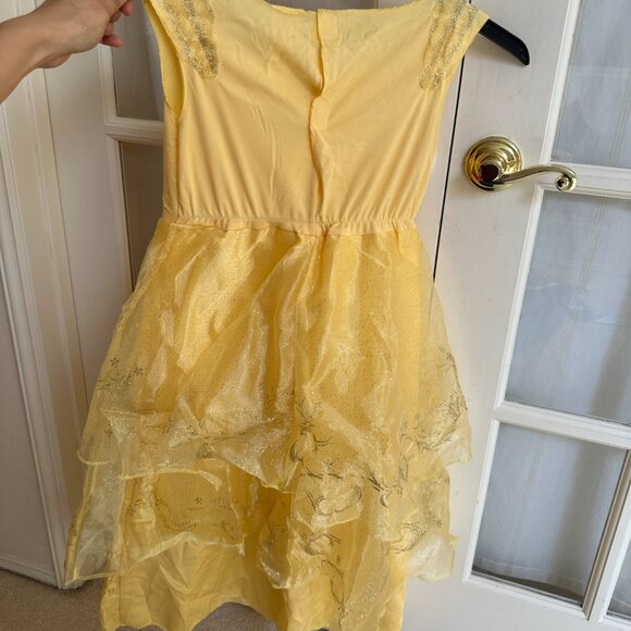 Girls’ Belle Princess Dress – Beauty and the Beast Costume, Size 8–9 Years - Picture 4 of 4